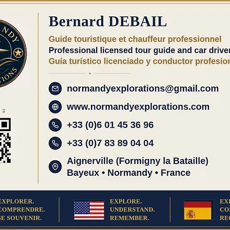 Сasa de vacaciones Normandieheritage14 Du Marais Omaha Dday Tour Guide E-bike Hiking *